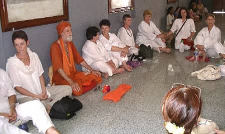 Large group photo from a historical workshop.